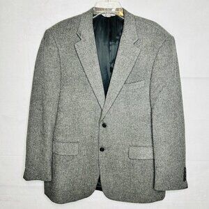 W.H. Belk Blazer Jacket 100% Camel Hair Gray Sports Coat Men's 42R